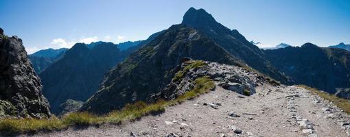montagne polacche degli Alti Tatra. foto
