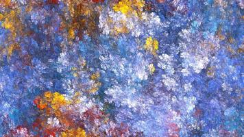 olio dipingere rami colorato le stagioni sfondo. arte primavera estate autunno struttura colorato fogliame natura foto