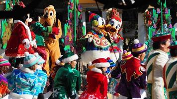 tokyo Giappone. novembre 27 2014. disney mascotte mostrare. foto