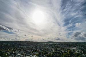 migliore aereo Visualizza di Britannico città di Inghilterra, di droni telecamera metraggio foto