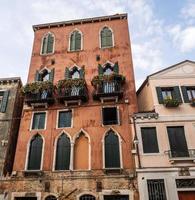 famosa antica casa a venezia foto