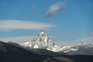 Cervino montagna gamma di il Alpi, collocato fra Svizzera e Italia foto