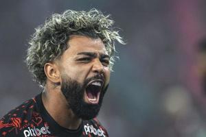 rio, brasile, ottobre 19, 2022, gabriel barbosa gabigolo giocatore nel incontro fra flamengo vs corinzi di secondo incontro di finale il giro di brasiliano tazza nel maracana stadio foto