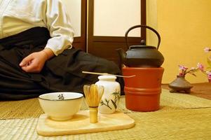 cerimonia del tè giapponese foto