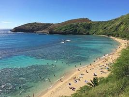 hanauma baia spiaggia foto