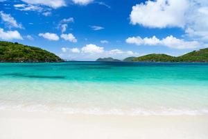 bella spiaggia tropicale ai Caraibi