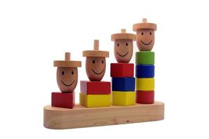 bambini di legno puzzle foto