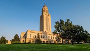 Nebraska stato Campidoglio nel Lincoln foto