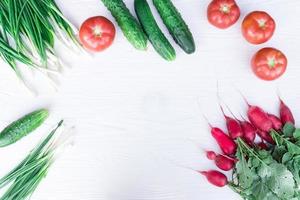 verdure fresche dal giardino foto