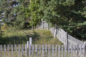 di legno recinto per sicurezza foto