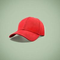 berretto sportivo rosso foto