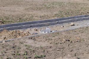 costruzione di un' nuovo passerella nel il città parco foto