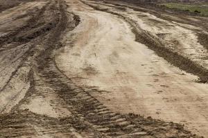 costruzione di un' nuovo passerella nel il parco foto