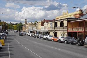 faggio, vittoria, Australia 2022 storico cittadina è un' ben conservato collocato nel il nord-est di vittoria, edifici siamo bene conservato e popolare turista destinazione. foto