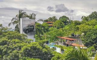 puerto escondido oaxaca Messico 2022 bellissimo panoramico Visualizza panorama di città zicatela puerto escondido Messico. foto