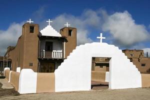 cappella di san geronimo a taos pueblo, stati uniti d'america foto