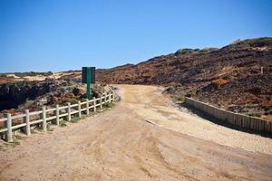 sentiero per il oceano spiaggia nel Portogallo foto