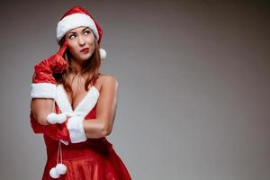 femmina Santa Claus foto