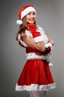 femmina Santa Claus foto