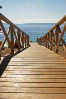 scale della spiaggia a Maiorca foto