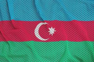 azerbaijan bandiera stampato su un' poliestere nylon abbigliamento sportivo maglia favoloso foto