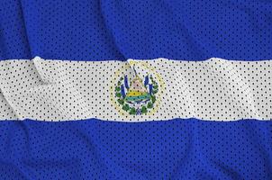 EL salvador bandiera stampato su un' poliestere nylon abbigliamento sportivo maglia fa foto