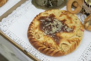 delizioso cibo. al forno Impasto. dolce trattare. foto