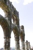 whitby abbazia rovine nel nord yorkshire UK foto