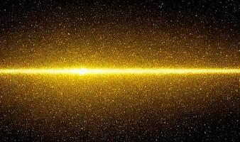 oro luccichio, oro particelle stella su nero sfondo. foto