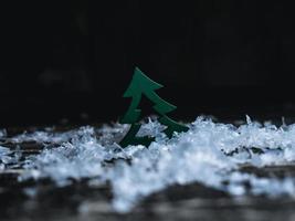 vacanze Natale su di legno sfondo foto