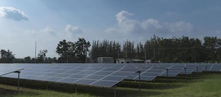 solare cellula per pulito energia, civettuolo spazio per messaggi. foto