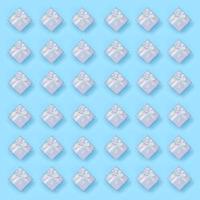 un' lotto di blu regalo scatole bugie su struttura sfondo di moda pastello blu colore carta nel minimo concetto foto