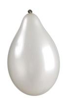 palloncino d'argento su bianco