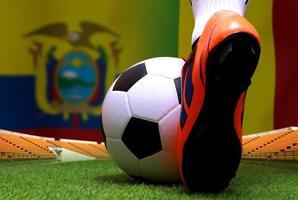 calcio tazza concorrenza fra il nazionale ecuador e nazionale Senegal. foto