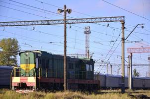 mattina ferrovia paesaggio foto