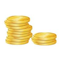 moneta d'oro 3d foto