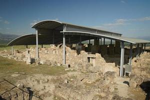 Chiesa di laodicea su il liceo antico città nel denizli, turkiye foto