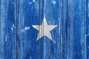 bandiera di Somalia strutturato sfondo. concetto collage. foto