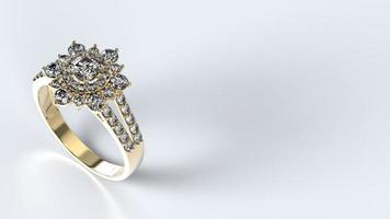 nozze, squillo, oro, d'argento, diamante, Fidanzamento, moda, matrimonio, calcolo, 3d rendere foto