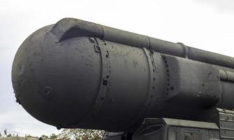 sovietico balistico missile lanciare sistema pioniere. installazione per lancio intercontinentale missili. medio raggio missile rsd-10. mobile launcher di il SS-20 strategico missile sistema, sciabola. foto