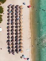 sopra il spiaggia foto