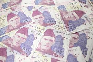 50 rupie pakistano moneta Nota foto