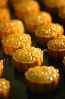 mooncake, dessert per il festival di metà autunno cinese tailandese. foto