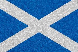bandiera di Scozia su polistirolo struttura foto