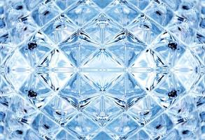 struttura bellissimo cristallo bicchiere modello sfondo 3d illustrazione foto