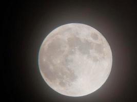 notte Luna avvicinamento su il cielo foto