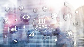 fomc comitato federale del mercato aperto regolamento del governo organizzazione di monitoraggio delle finanze foto