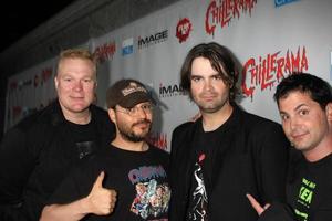 los angeles, sep 15 - tempo sullivan, Adamo rifkin, Joe linciare, Adamo verde arriva a il chillerama prima a hollywood per sempre cimitero su settembre 15, 2011 nel los angeles, circa foto