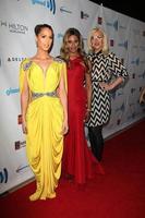 los angeles, apr 12 - Carmen carrera, laverina cox, nostro signora j a il contento media premi a beverly hilton Hotel su aprile 12, 2014 nel beverly colline, circa foto