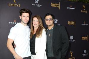 los angeles, ago 24 - kristos andrew, wendy ricco, Gregorio j martin a il giorno tv celebra emmy stagione a il televisione accademia, saban media centro su agosto 24, 2016 nel nord hollywood, circa foto